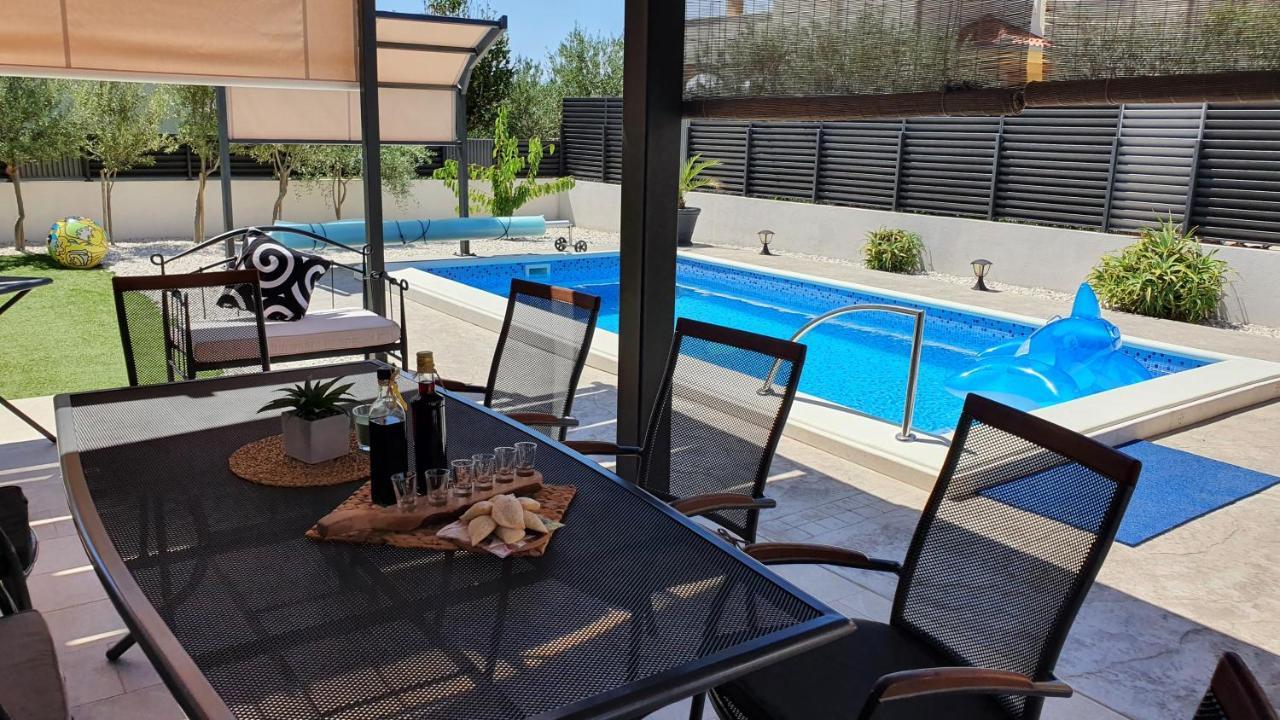 Villa Fides With Private Pool, Garden And Sea View Кастель-Нови Экстерьер фото