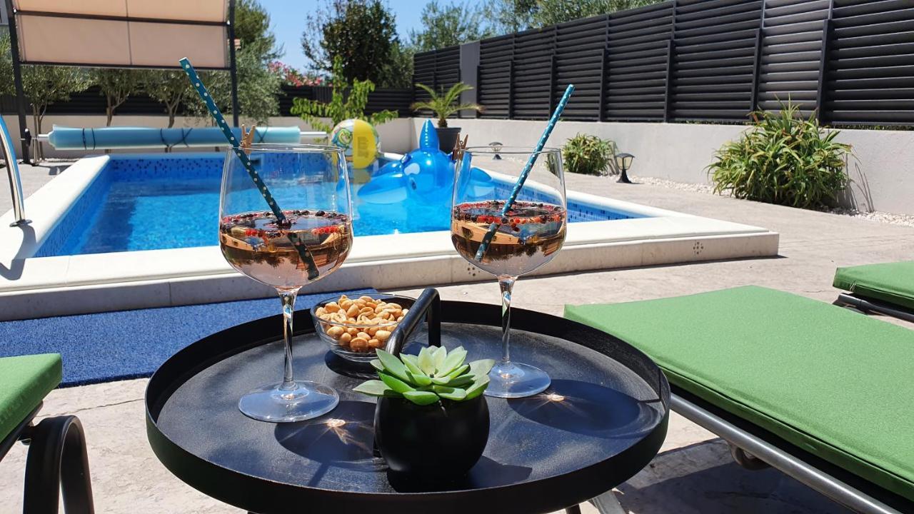Villa Fides With Private Pool, Garden And Sea View Кастель-Нови Экстерьер фото