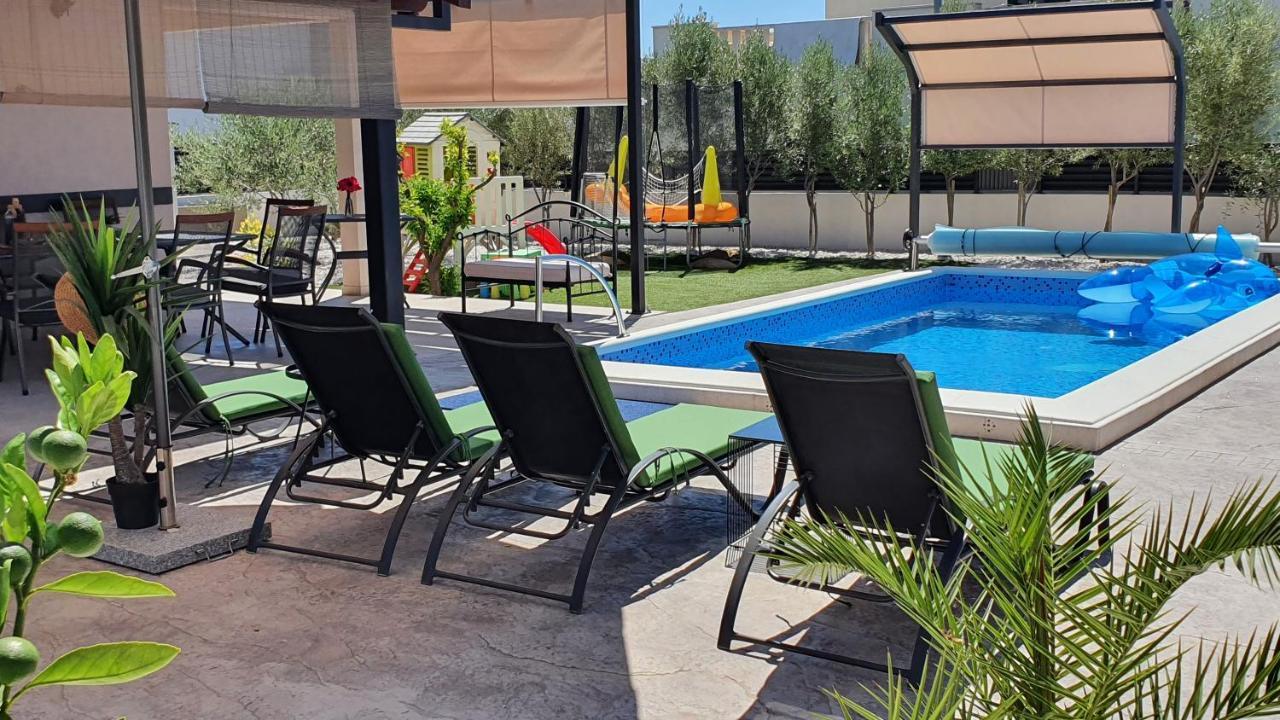 Villa Fides With Private Pool, Garden And Sea View Кастель-Нови Экстерьер фото