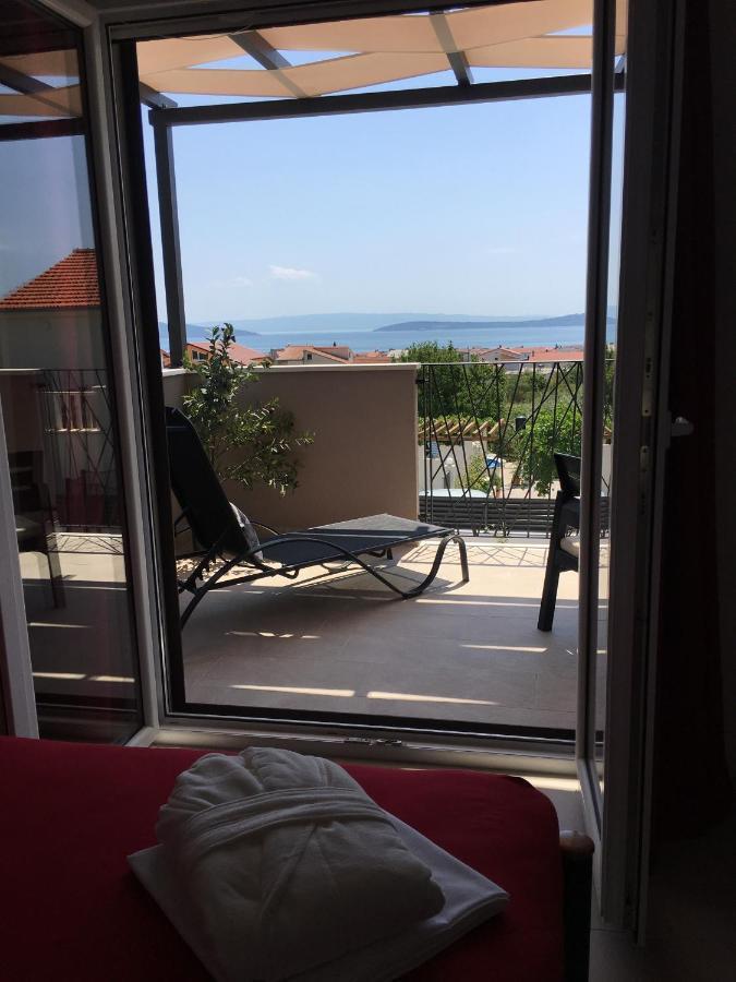 Villa Fides With Private Pool, Garden And Sea View Кастель-Нови Экстерьер фото
