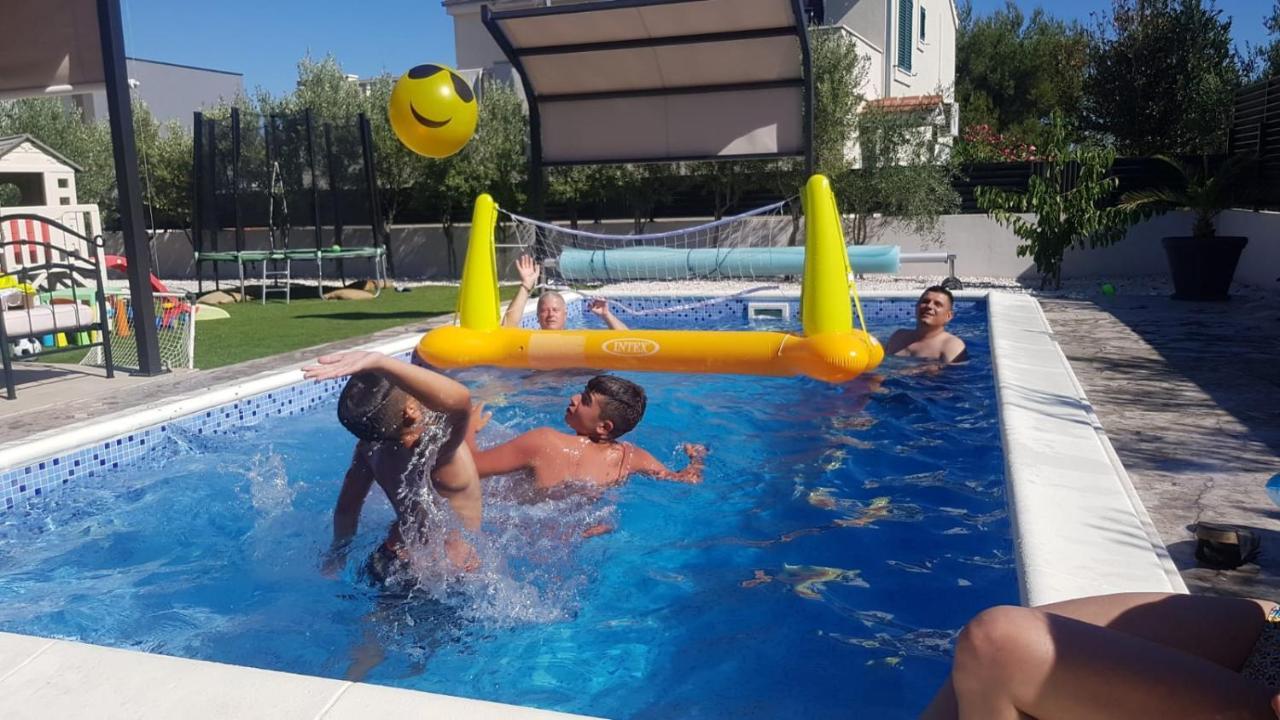 Villa Fides With Private Pool, Garden And Sea View Кастель-Нови Экстерьер фото