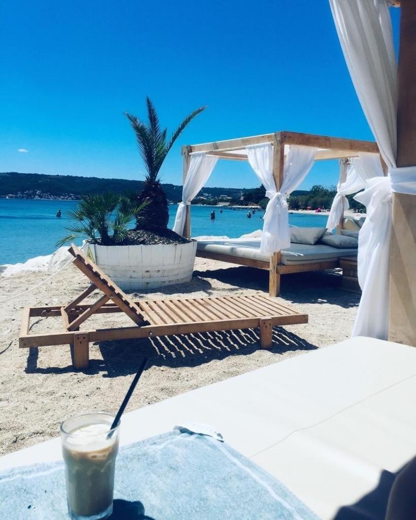 Villa Fides With Private Pool, Garden And Sea View Кастель-Нови Экстерьер фото