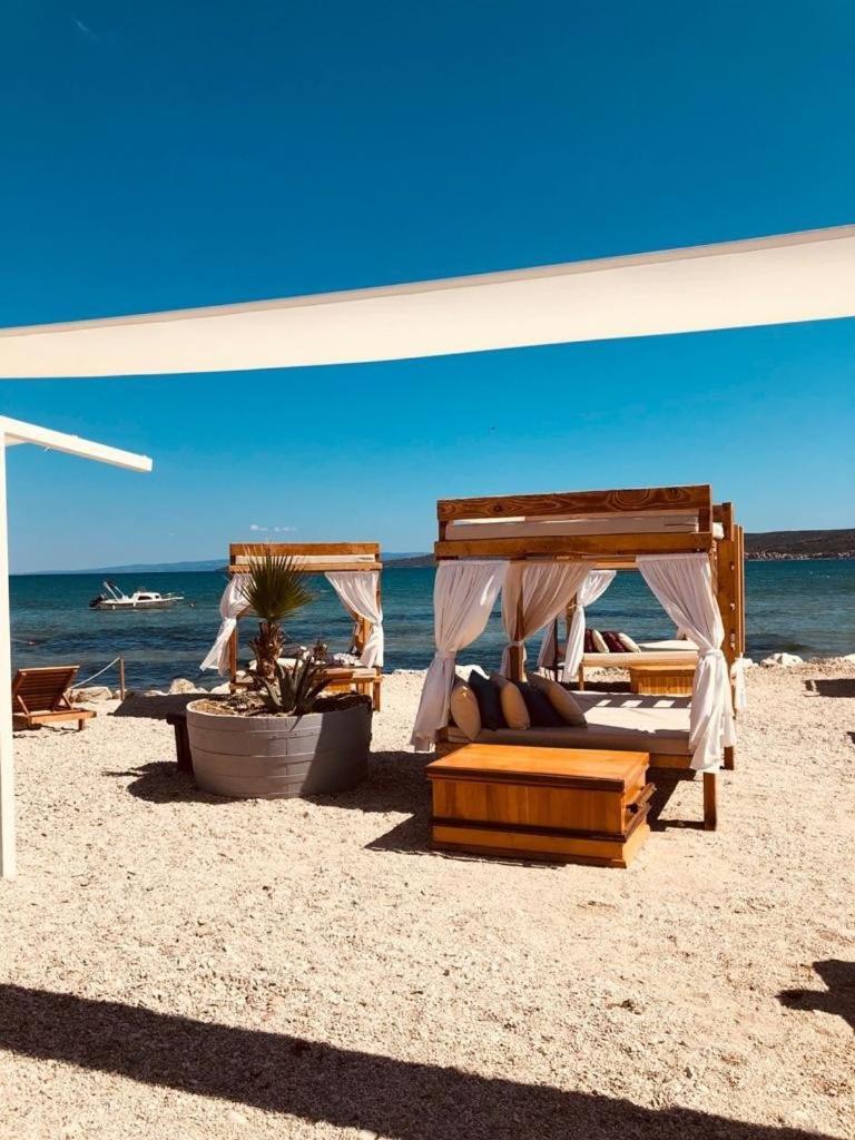 Villa Fides With Private Pool, Garden And Sea View Кастель-Нови Экстерьер фото